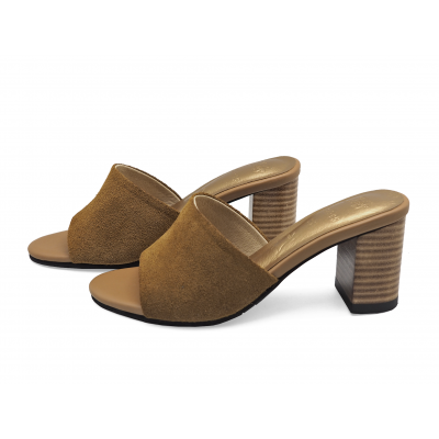 Women Sandals HSC-95 Cream Suede